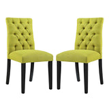 Duchess Dining Chair Fabric Set of 2 Wheatgrass EEI-3474-WHE