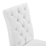 Modway Furniture Duchess Dining Chair Fabric Set of 2 0423 White EEI-3474-WHI