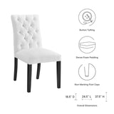 Modway Furniture Duchess Dining Chair Fabric Set of 2 0423 White EEI-3474-WHI