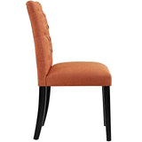 Duchess Dining Chair Fabric Set of 4 Orange EEI-3475-ORA