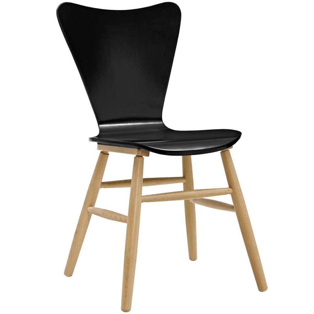 Cascade Dining Chair Set of 2 Black EEI-3476-BLK