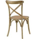 Gear Dining Side Chair Set of 4 Natural EEI-3482-NAT