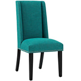 Baron Dining Chair Fabric Set of 4 Teal EEI-3503-TEA