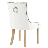 Pose Dining Chair Performance Velvet Set of 4 Ivory EEI-3505-IVO