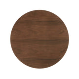 Modway Furniture Lippa 36" Round Walnut Dining Table Default Title EEI-3519-BLK-WAL