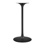 Modway Furniture Lippa 28" Round Wood Bar Table Default Title EEI-3545-BLK-WHI