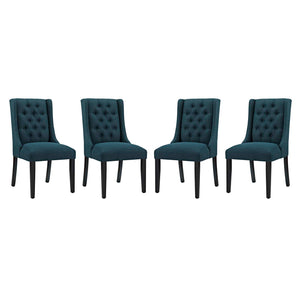 Baronet Dining Chair Fabric Set of 4 Azure EEI-3558-AZU