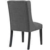 Baronet Dining Chair Fabric Set of 4 Gray EEI-3558-GRY