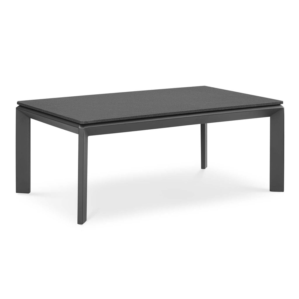 Riverside Aluminum Outdoor Patio Coffee Table Gray EEI-3570-SLA