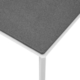 Riverside Aluminum Outdoor Patio Coffee Table White EEI-3570-WHI