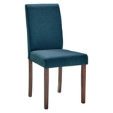 Prosper Upholstered Fabric Dining Side Chair Set of 2 Blue EEI-3618-BLU