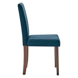 Prosper Upholstered Fabric Dining Side Chair Set of 2 Blue EEI-3618-BLU