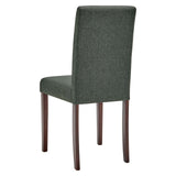 Prosper Upholstered Fabric Dining Side Chair Set of 2 Gray EEI-3618-GRY