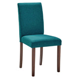 Prosper Upholstered Fabric Dining Side Chair Set of 2 Teal EEI-3618-TEA