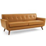 Engage Top-Grain Leather Living Room Lounge Sofa Tan EEI-3733-TAN