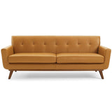 Engage Top-Grain Leather Living Room Lounge Sofa Tan EEI-3733-TAN