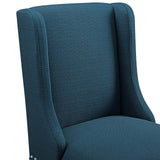 Baron Upholstered Fabric Counter Stool Azure EEI-3735-AZU