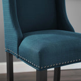 Baron Upholstered Fabric Counter Stool Azure EEI-3735-AZU