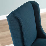 Baron Upholstered Fabric Bar Stool Azure EEI-3737-AZU