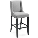 Baron Upholstered Fabric Bar Stool Light Gray EEI-3737-LGR