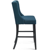 Baronet Tufted Button Upholstered Fabric Bar Stool Azure EEI-3741-AZU