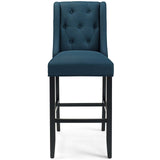 Baronet Tufted Button Upholstered Fabric Bar Stool Azure EEI-3741-AZU