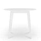 Modway Furniture Vision 35" Round Dining Table 0423 White EEI-3750-WHI