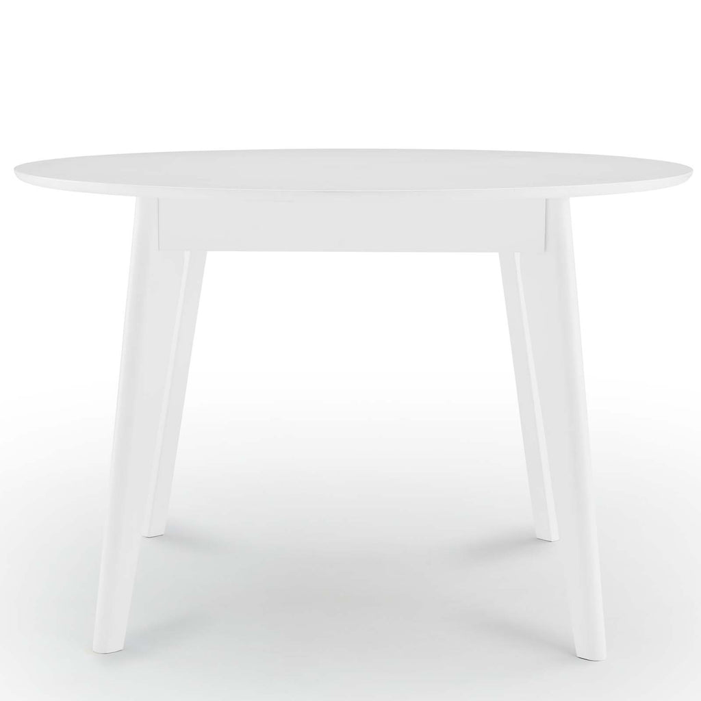 Vision 45" Round Dining Table White EEI-3752-WHI