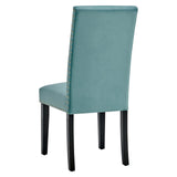 Parcel Performance Velvet Dining Side Chairs - Set of 2 Mint EEI-3779-MIN