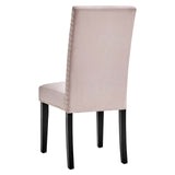 Parcel Performance Velvet Dining Side Chairs - Set of 2 Pink EEI-3779-PNK