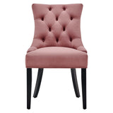 Regent Tufted Performance Velvet Dining Side Chairs - Set of 2 Dusty Rose EEI-3780-DUS