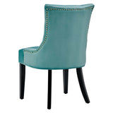 Regent Tufted Performance Velvet Dining Side Chairs - Set of 2 Mint EEI-3780-MIN