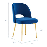 Rouse Dining Room Side Chair Navy EEI-3836-NAV