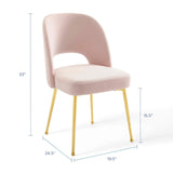 Rouse Dining Room Side Chair Pink EEI-3836-PNK