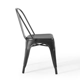 Promenade Bistro Dining Side Chair Set of 2 Black EEI-3859-BLK