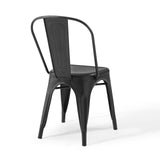 Promenade Bistro Dining Side Chair Set of 2 Black EEI-3859-BLK