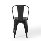 Promenade Bistro Dining Side Chair Set of 2 Black EEI-3859-BLK