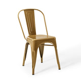 Promenade Bistro Dining Side Chair Set of 2 Gold EEI-3859-GLD