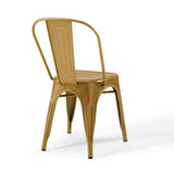 Promenade Bistro Dining Side Chair Set of 2 Gold EEI-3859-GLD