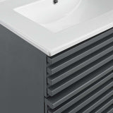 Render Bathroom Vanity Gray White EEI-3860-GRY-WHI
