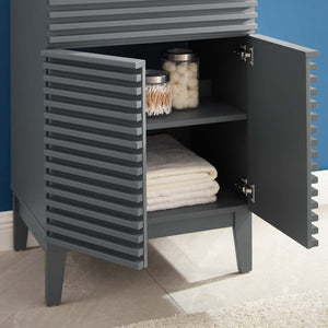 Render Bathroom Vanity Gray White EEI-3860-GRY-WHI