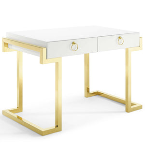 Ring Office Desk Gold White EEI-3862-GLD-WHI