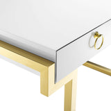 Ring Office Desk Gold White EEI-3862-GLD-WHI