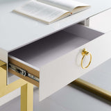 Ring Office Desk Gold White EEI-3862-GLD-WHI