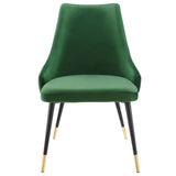 Adorn Tufted Performance Velvet Dining Side Chair Emerald EEI-3907-EME