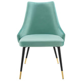 Adorn Tufted Performance Velvet Dining Side Chair Mint EEI-3907-MIN