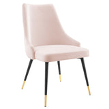 Adorn Tufted Performance Velvet Dining Side Chair Pink EEI-3907-PNK