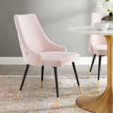 Adorn Tufted Performance Velvet Dining Side Chair Pink EEI-3907-PNK