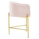 Savour Tufted Counter Stool Pink EEI-3910-PNK