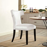 Curve Dining Chair White EEI-3922-WHI